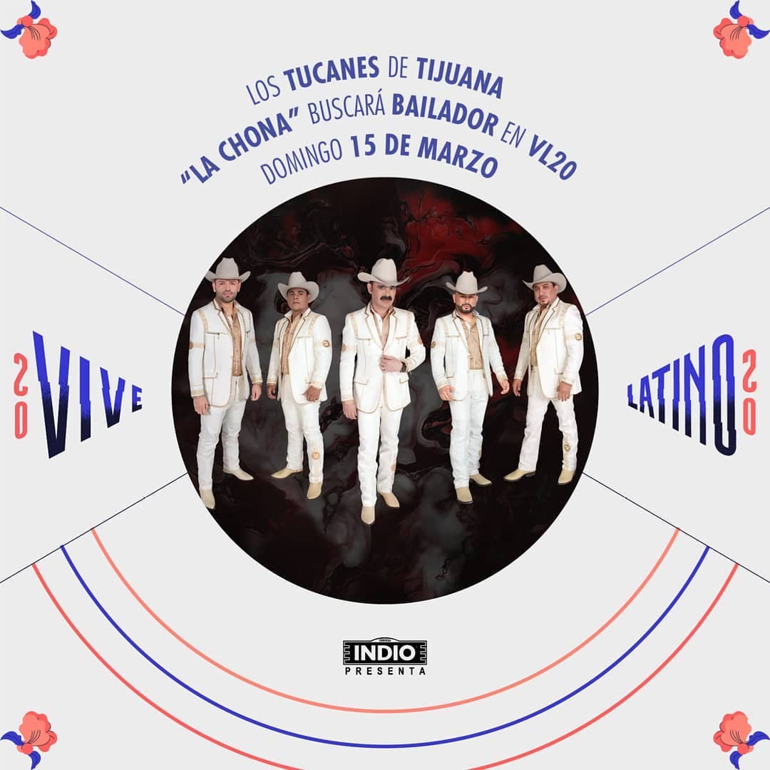 Para esta edición, Los Tucanes de Tijuana pondrán a bailar a los asistentes el domingo 15 de marzo con sus clásicos como "La Chona" y "El Tucanazo".